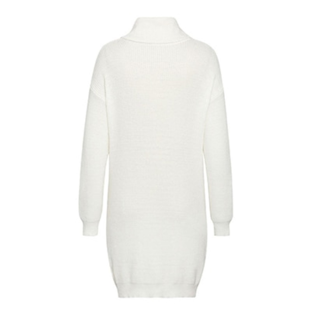 🎥 Turtleneck Sweater Knit Dress - Picture 9 of 17